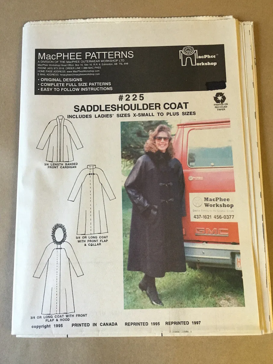 #225 SADDLE-SHOULDER COAT