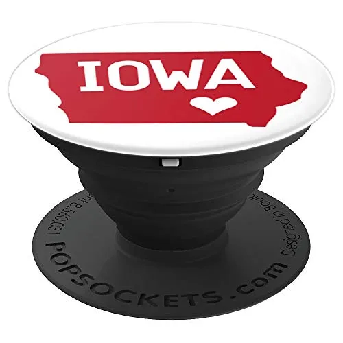 Amazon.com: Commonwealth States in the Union Series (Iowa) - PopSockets Grip and Stand for Phones and Tablets: Cell Phones & Accessories