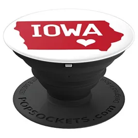 Amazon.com: Commonwealth States in the Union Series (Iowa) - PopSockets Grip and Stand for Phones and Tablets: Cell Phones & Accessories