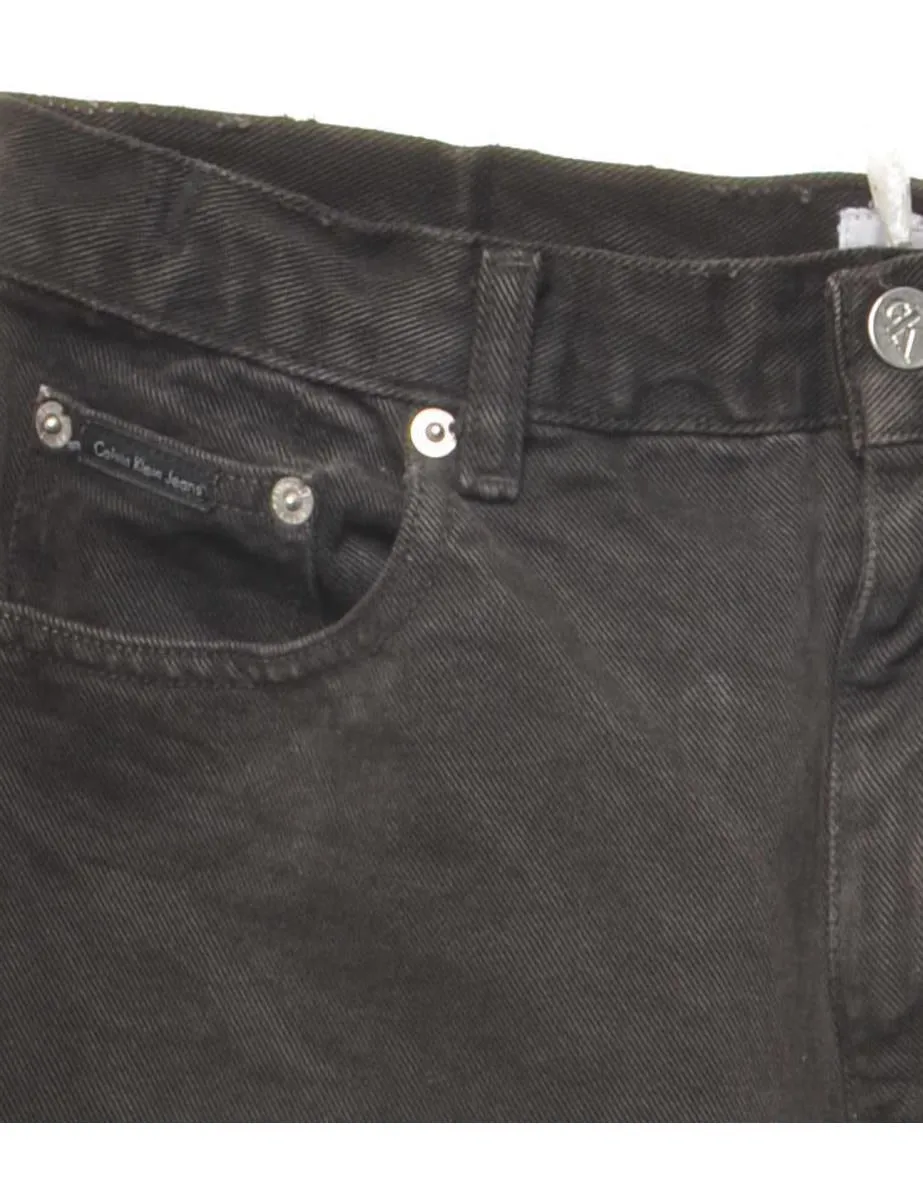 Black Calvin Klein Tapered Jeans - W28 L31