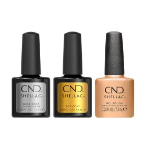 CND - Shellac Combo - Base, Top & It's Getting Golder