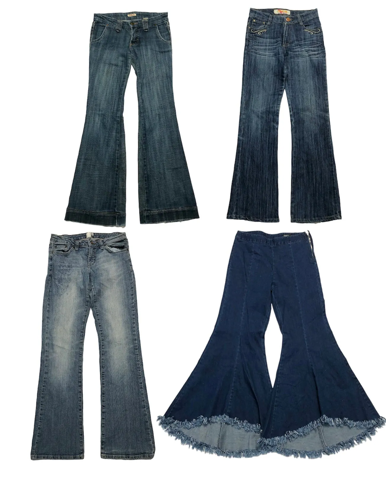 Flare Frenzy: Vintage Denim 💥❤️ (S-433)