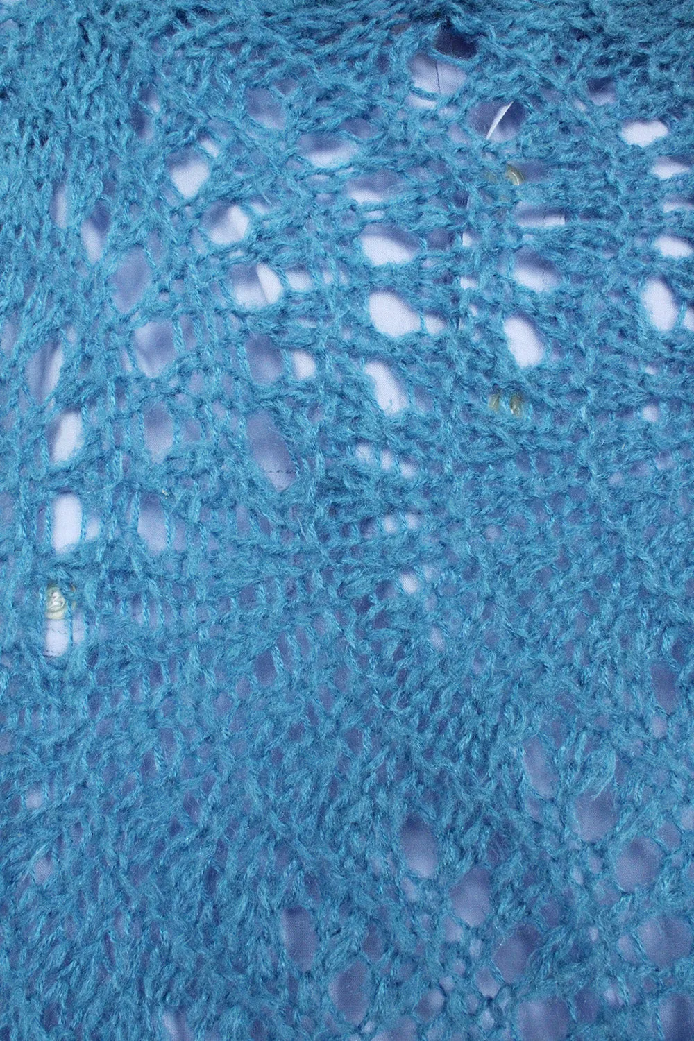 Gehaakte vintage poncho