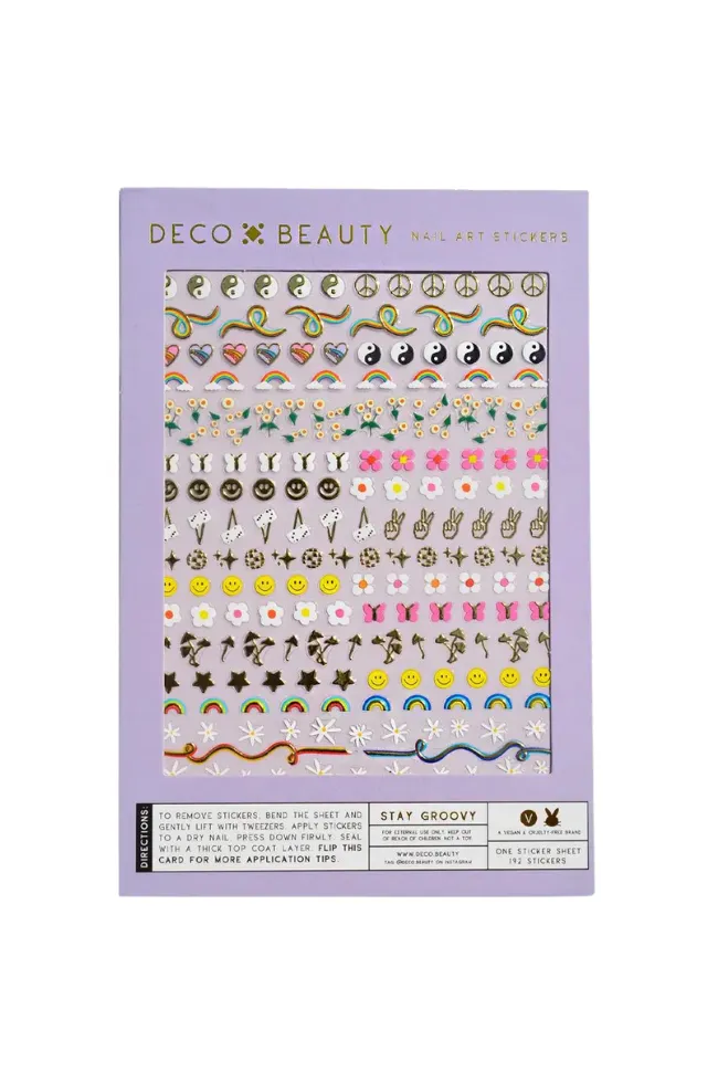 Groovy Nail Art Stickers