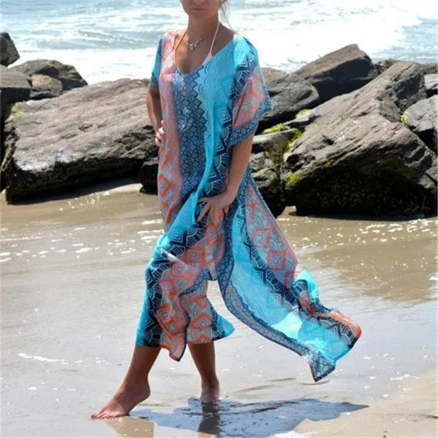 MIAMI BEACH KAFTAN COVER UP