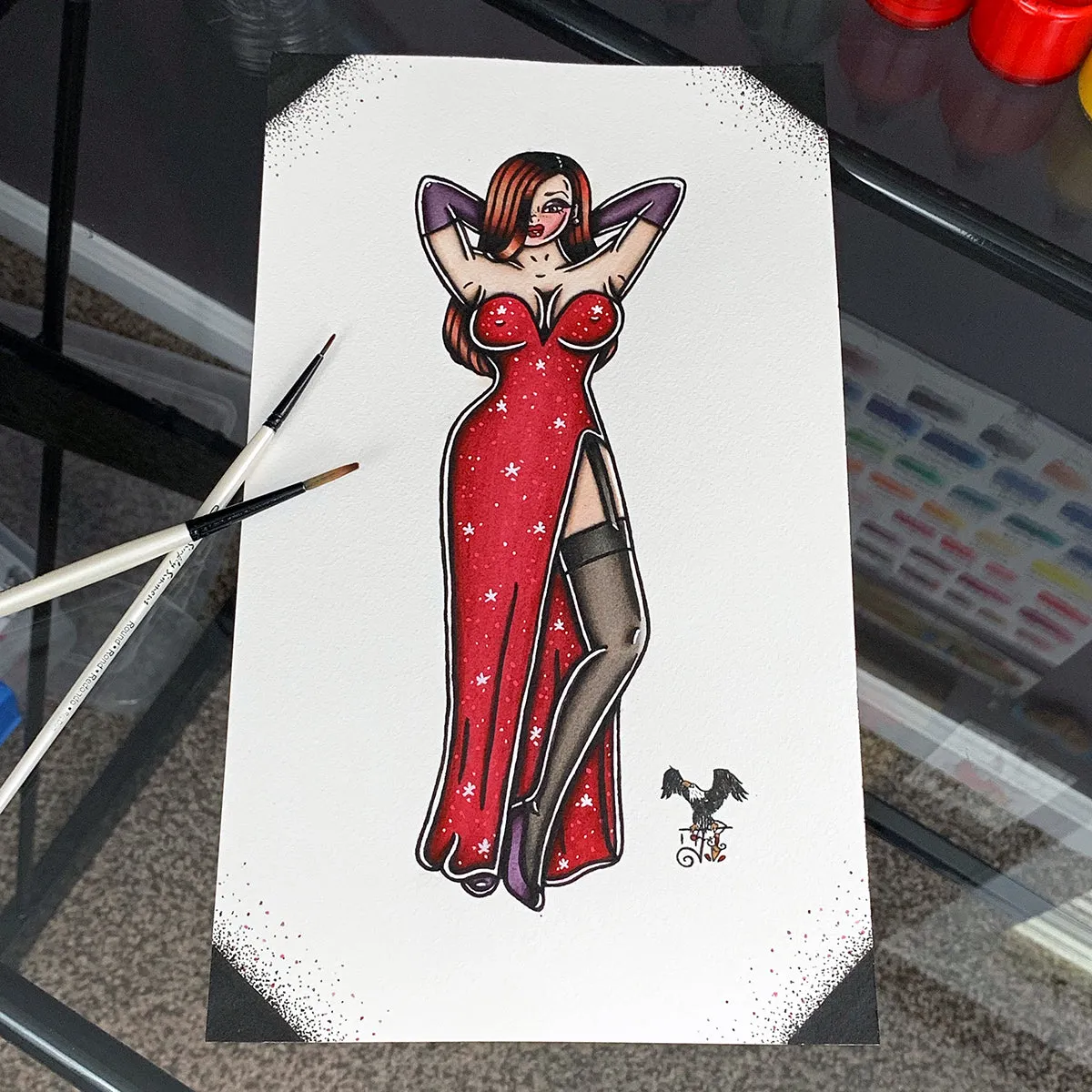 Mrs. Rabbit Print