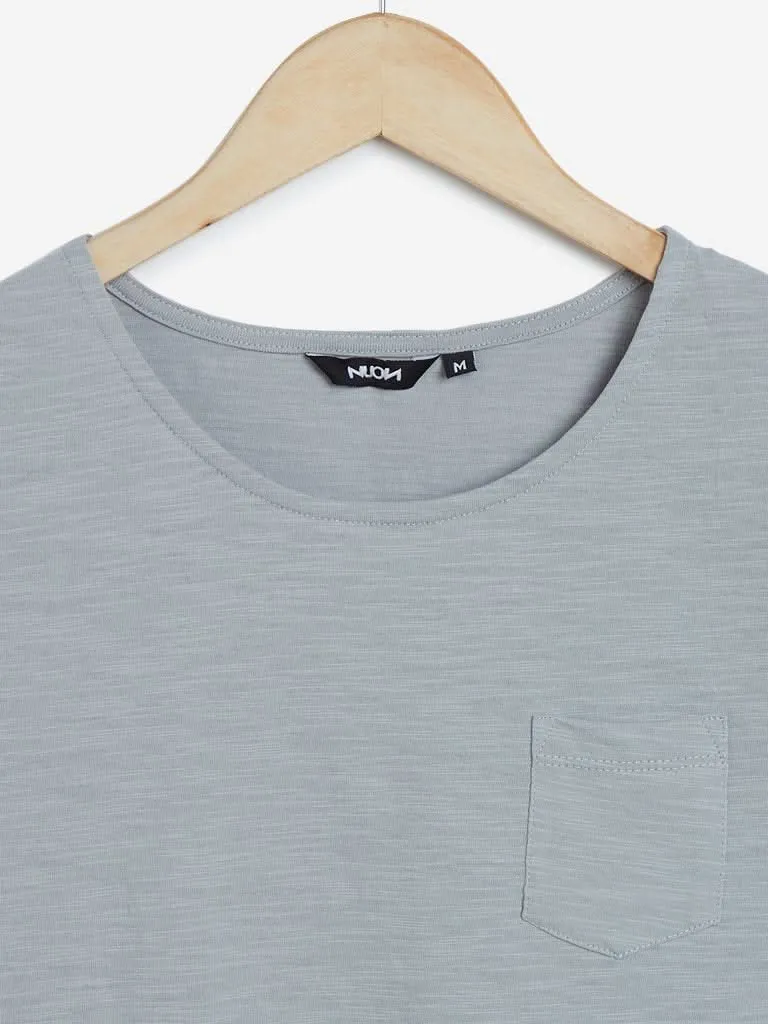 Nuon Grey Cropped Samuel T-Shirt