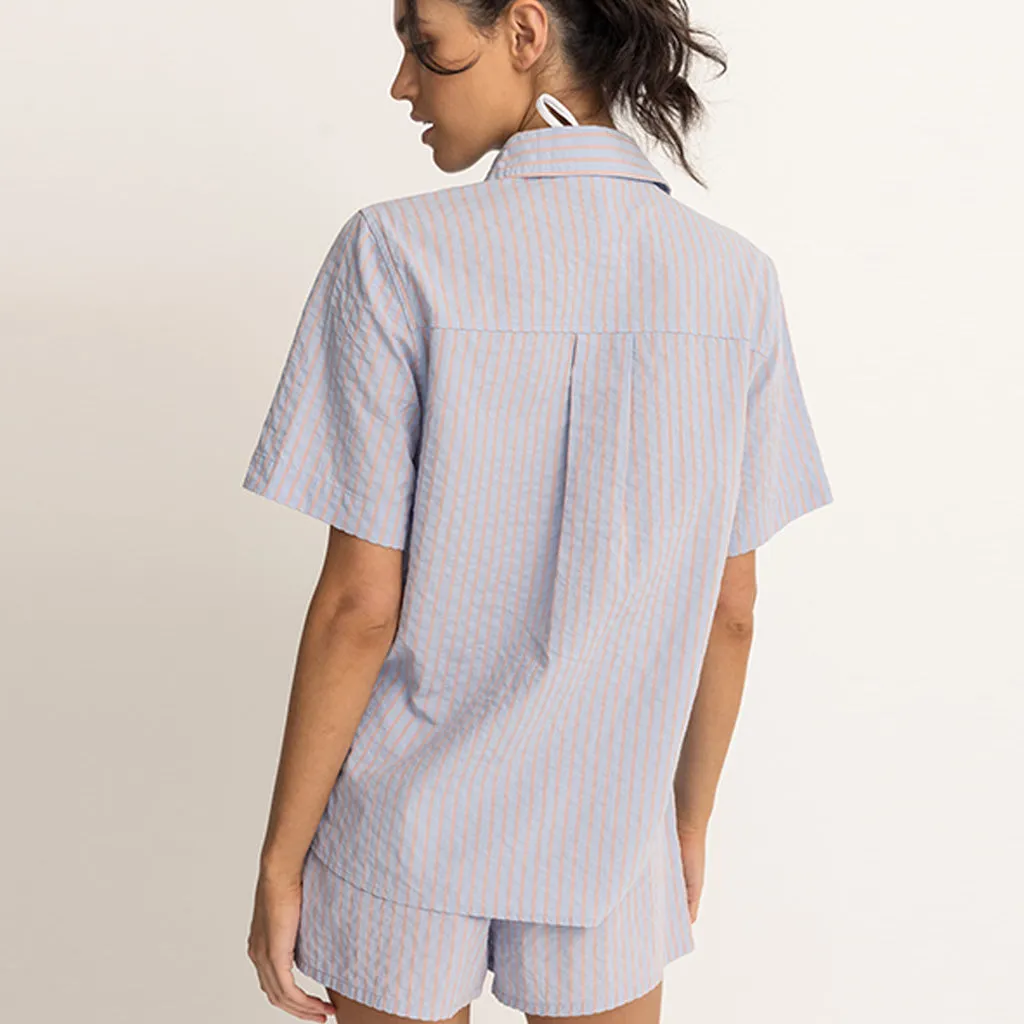 Rhythm Women's Paradiso Shirt - Soft Blue