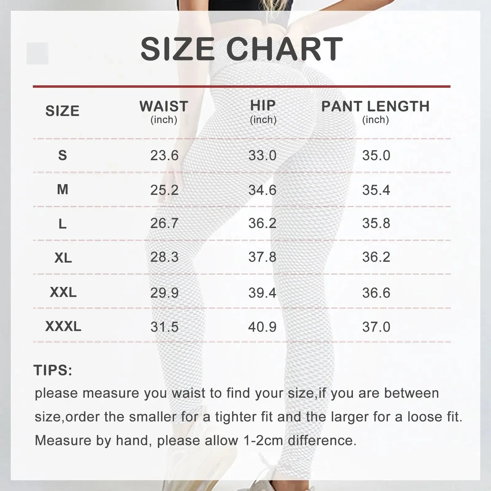 Women's Butt Lifting Exercise Tights, Plus Size Sports High Waist Yoga Pants, Leggings