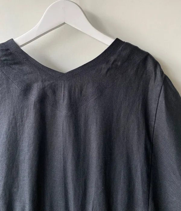 WRYHT/SAHARA SQUARE PONCHO(BLACK)